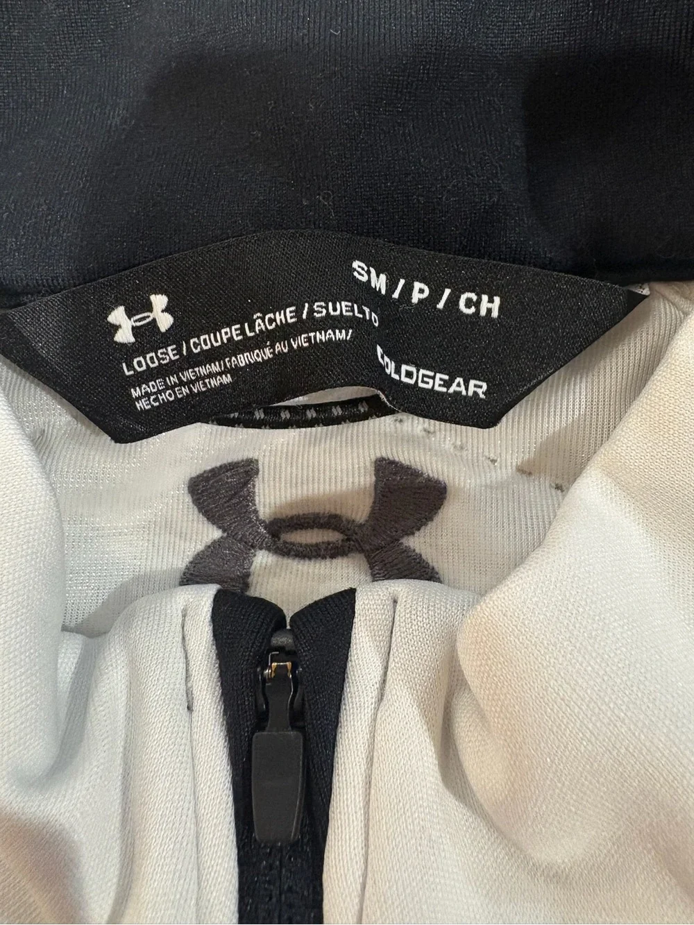 Under Armour ColdGear Storm White 1/4 Zip Pullover Men’s Long Sleeve